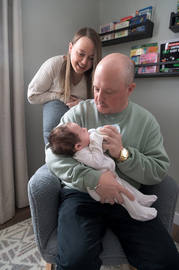 in-home newborn photography Strongsville OH